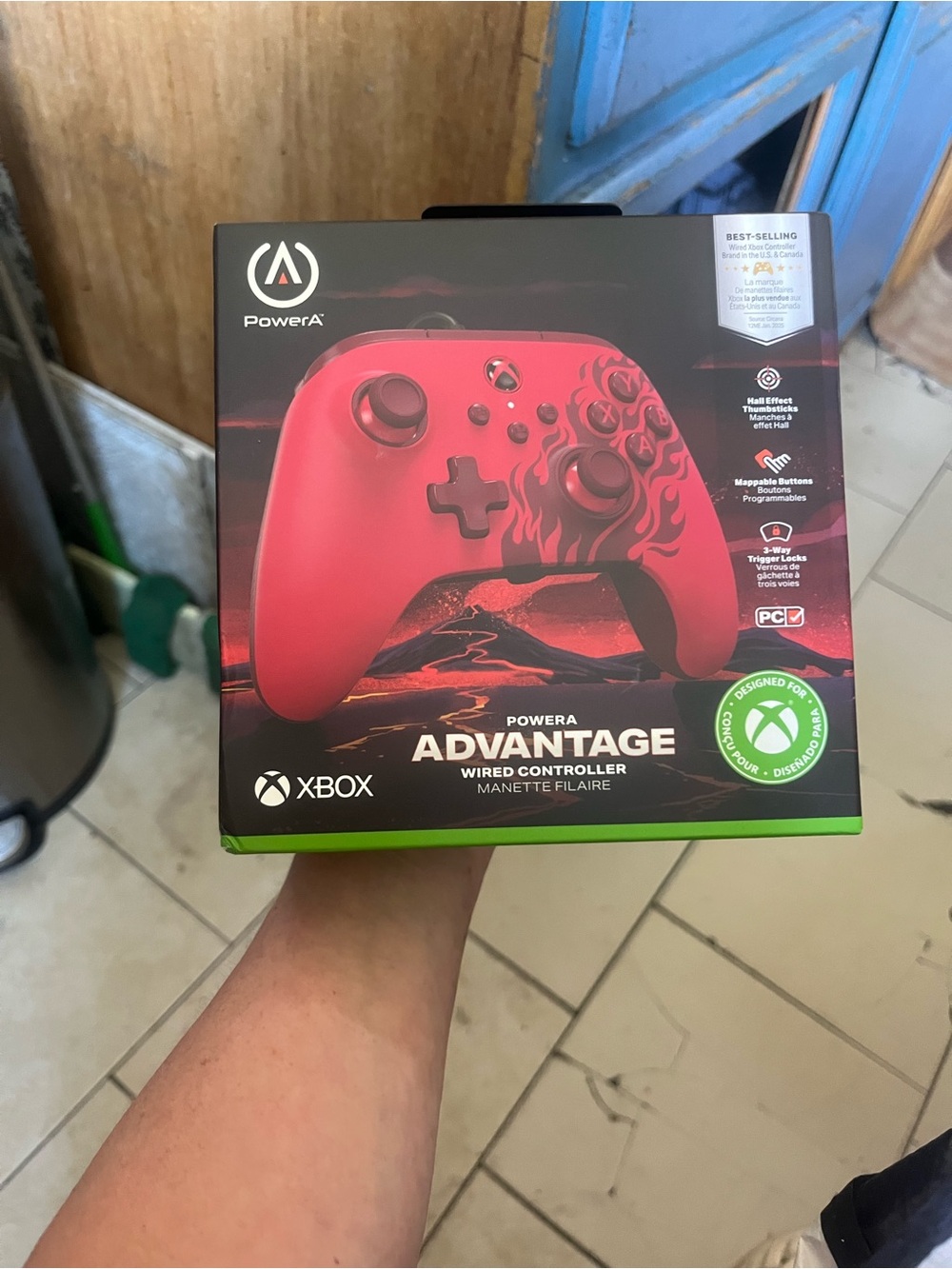 PowerA Advantage Wired Xbox Controller in Red